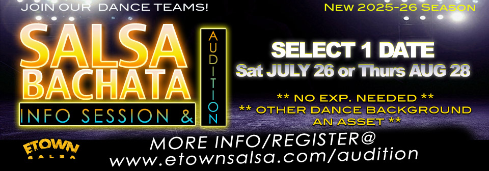 Salsa Bachata dance auditions