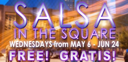 Salsa in the Square - Spring edition 2026 - Wednesdays in May & June