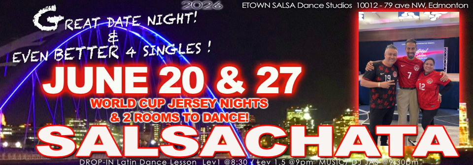 Read more about the article Salsachata June 27 – WORLD CUP JERSEY NIGHTS