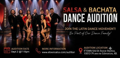 Salsa Bachata Dance Audition Sept 2